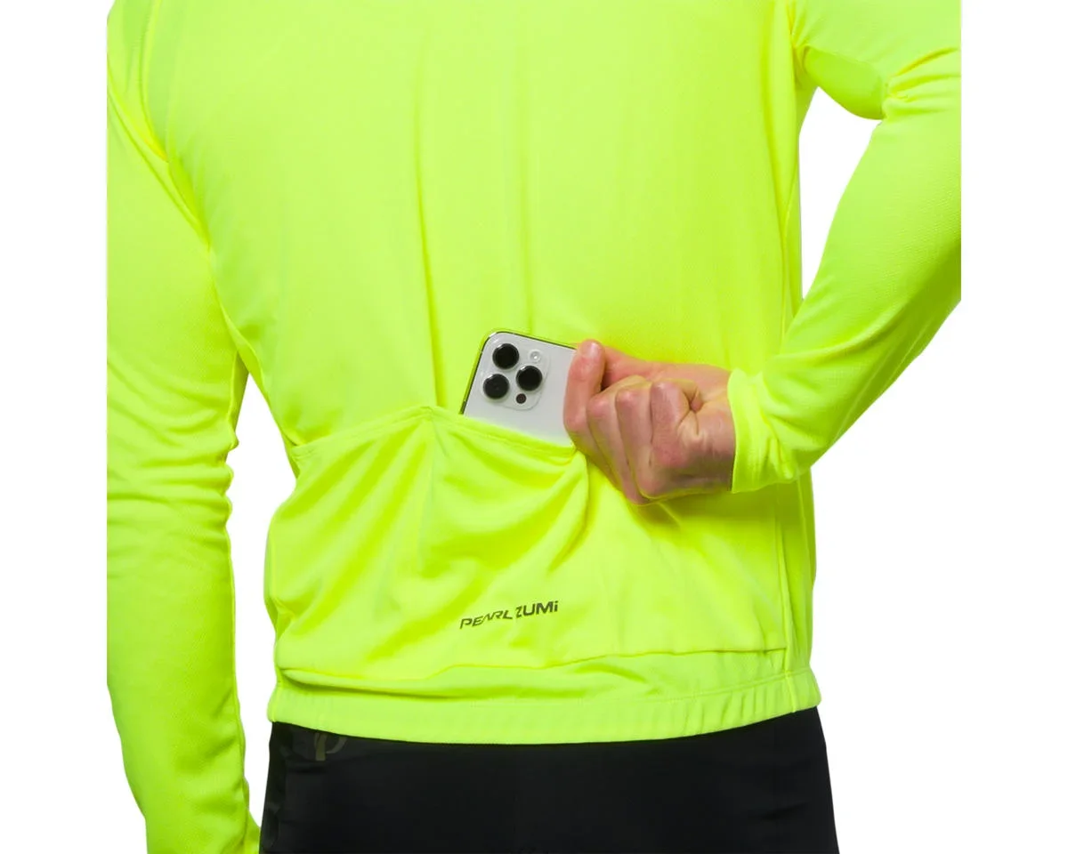 Pearl iZUMi Quest Long Sleeve Jersey (Screaming Yellow) (L) - view 3